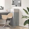 vidaXL Sideboard Grey sonoma 38 x 34.5 x 75 cm Engineered wood