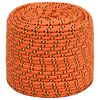vidaXL Boat Rope Orange 10 mm 500 m Polypropylene