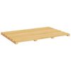 vidaXL Bamboo Bath Mat 54x36 cm