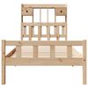 vidaXL Bookcase Bed without Mattress 75x190 cm Small Single Solid Wood Pine