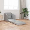 vidaXL Sofa Bed Cloud Grey 65 x 80 x 83 cm Velvet
