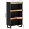vidaXL Side Cabinet 60x33x107 cm Solid Wood Reclaimed