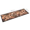 vidaXL Kitchen Carpet Washable Coffee brown 60x180 cm