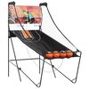 vidaXL Basketball Arcade Machine with 4 Balls for 2 Players