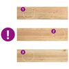 vidaXL Window Sills 2 pcs&nbsp;Untreated 100x25x2 cm Solid Wood Oak