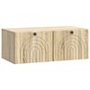 vidaXL Wall-Mounted TV Cabinet Sonoma Oak 78.5 x 41 x 30 cm