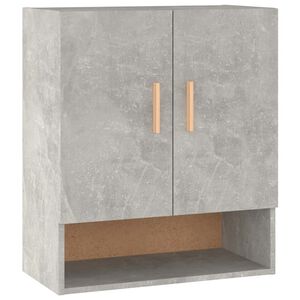 vidaXL Wall Cabinet Concrete Grey 60x31x70 cm Engineered Wood