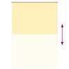 vidaXL Roller Blind Blackout Yellow 105x150 cm Fabric Width 100.7 cm Polyester