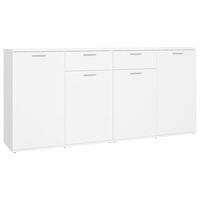 vidaXL Sideboard White 160x36x75 cm Engineered Wood