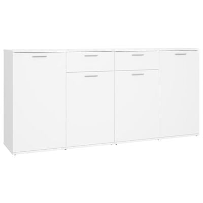 vidaXL Sideboard White 160x36x75 cm Engineered Wood