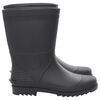 vidaXL Rain Boots Black Size 44 PVC
