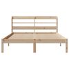 vidaXL Bed Frame without Mattress 120x190 cm Small Double Solid Wood Pine