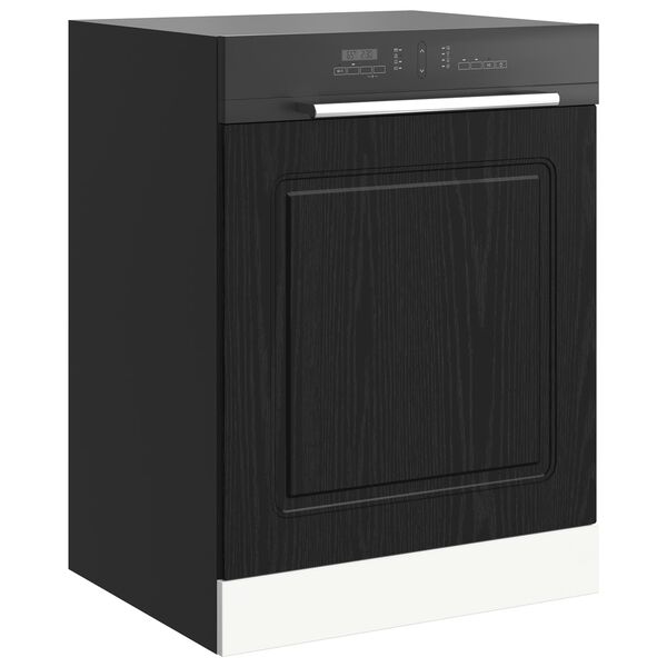 vidaXL Kitchen Cabinet Kalmar Black Oak 60 x 1.5 x 67 cm