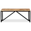 vidaXL Bench Solid Mango Wood 110x35x45 cm