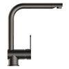 SCH&Uuml;TTE Sink Mixer with High Spout RIO High Gloss Graphite