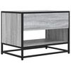 vidaXL TV Cabinet Grey Sonoma 61x40x46 cm Engineered Wood and Metal