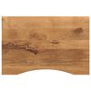 vidaXL Desk Top with Curve 100x60x2,5 cm Solid Wood Rough Mango