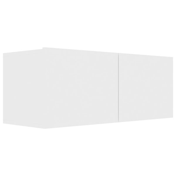 vidaXL 6 Piece TV Cabinet Set White Engineered Wood