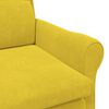 vidaXL Armchair Yellow 76 x 94 x 102 cm Velvet