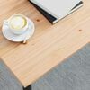 vidaXL Coffee Table Natural 80 x 80 x 45 cm Solid Pine Wood
