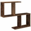 vidaXL Wall Shelf Old Wood 60 x 12 x 50.5 cm Engineered Wood