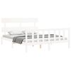 vidaXL Bed Frame without Mattress White 160x200 cm Solid Wood Pine