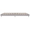 vidaXL Bed Frame without Mattress Grey Sonoma 160x200 cm Engineered Wood