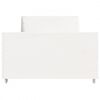 vidaXL Bed Frame without Mattress White 90x190 cm Single Solid Wood Pine