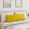 vidaXL Sofa Pillows 2 pcs Yellow 120 x 40 cm Corduroy Fabric