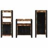 vidaXL Bathroom Furniture Set with Drawer 3 pcs Solid Reclaim Wood