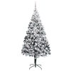 vidaXL Artificial Christmas Tree with 300 LEDs with Stand Green 210 cm