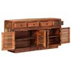 vidaXL Sideboard Solid Recalimed Wood 150x35x75 cm