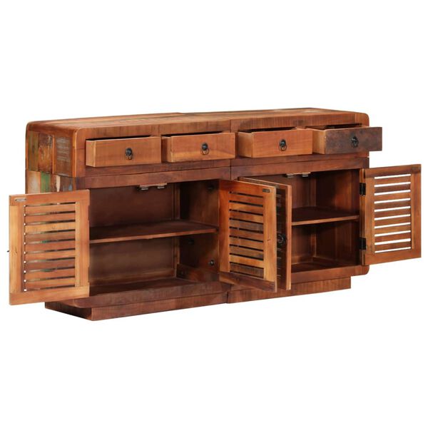 vidaXL Sideboard Solid Recalimed Wood 150x35x75 cm