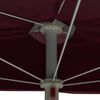 vidaXL Garden Half Parasol with Pole 180x90 cm Bordeaux Red