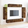 vidaXL TV Cabinet 8 pcs Smoked Oak