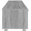 vidaXL TV Cabinet Grey Sonoma 140x40x35 cm Engineered Wood
