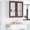 vidaXL Kitchen Cabinet Brown Oak 80 x 31 x 80 cm Engineered Wood