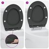 vidaXL Quick Release Toilet suitable for Seat Anthracite