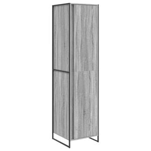 vidaXL Warderobe Grey Sonoma 50 x 50 x 200 cm Engineered Wood