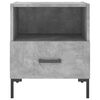 vidaXL Bedside Cabinets 2 pcs Concrete Grey 40x35x47.5 cm Engineered Wood