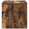 vidaXL Bedside Cabinet Smoked Oak 40x30x30 cm Engineered Wood