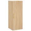 vidaXL Highboard Sonoma Oak 34.5x34x180 cm Engineered Wood