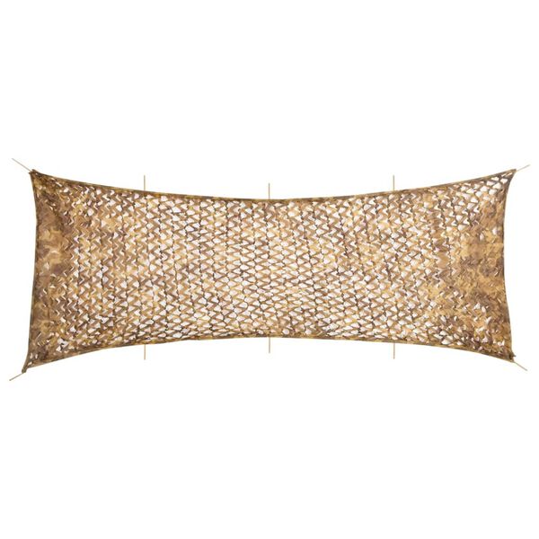 vidaXL Camouflage Net with Storage Bag 833x297 cm Sand