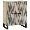 vidaXL Media Storage Cabinets & Racks White and Black 60 x 33 x 75 cm