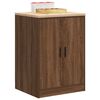 vidaXL Garage Storage Cabinet Brown Oak 60x51x85 cm Solid Wood Pine