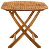 vidaXL Folding Garden Table 160x85x75 cm Solid Acacia Wood