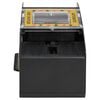 vidaXL Automatic Card Shuffler Black 2 Decks