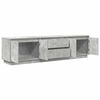 vidaXL TV Cabinet with LED Lights Concrete Grey 193.5x41x50 cm