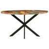 vidaXL Dining Table 140x80x75 cm Solid Reclaimed Wood