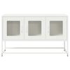 vidaXL TV Cabinet White 100.5x39x60.5 cm Cold-rolled Steel